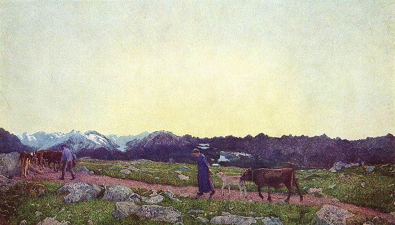 Giovanni Segantini Nature oil painting picture